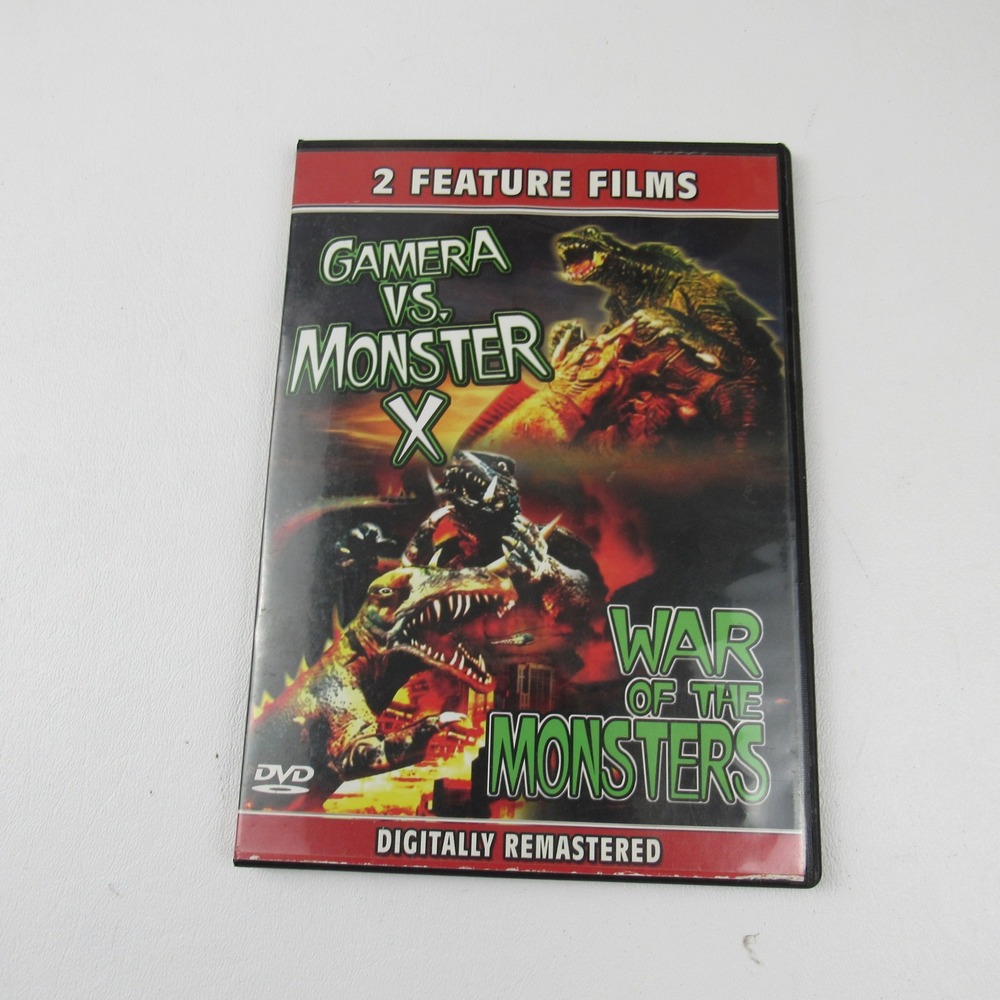 Gamera vs. Monster X & War of the Monsters 2 Feature Films DVD